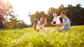 Vater, Mutter und Kinder