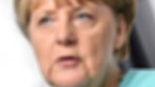 Angela Merkel unscharf fotografiert