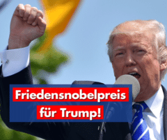 ID unterstützt Friedensnobelpreis für Donald John Trump