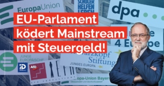 Anfang Juli 2021 veröffentlichte das EU-Parlament eine Liste jener Medien und Organisationen, die im Jahr 2020 finanzielle Zuschüsse vom EU-Parlament, also Geld vom Steuerzahler, erhalten haben.Das Problem ist dabei nicht nur die Massenpropaganda, sondern auch die Manipulation veröffentlichter Meinung. Interessant ist, wie einseitig und unreflektiert beispielsweise die meisten dieser bezuschussten Organisationen die Show-Veranstaltung ohne wirkliche Gestaltungsmöglichkeit namens „Konferenz über die Zukunft Europas“ bewerben.