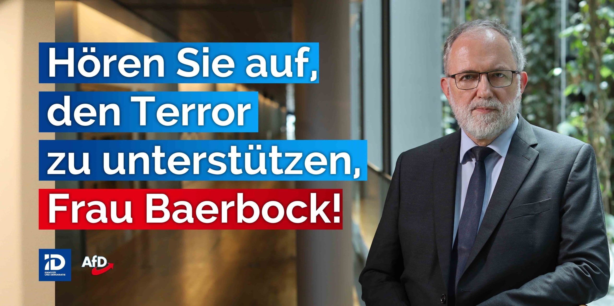 PM Hoeren Sie auf den Terror zu unterstuetzen – Joachim Kuhs, AfD / Alternative für Deutschland