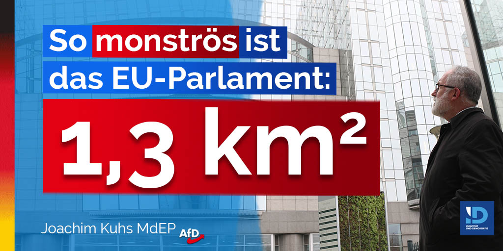 220824 Flaeche EU Parlament twitter – Joachim Kuhs, AfD / Alternative für Deutschland