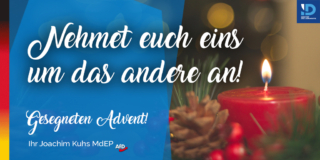 20221124 2.advent twitter – Joachim Kuhs, AfD / Alternative für Deutschland