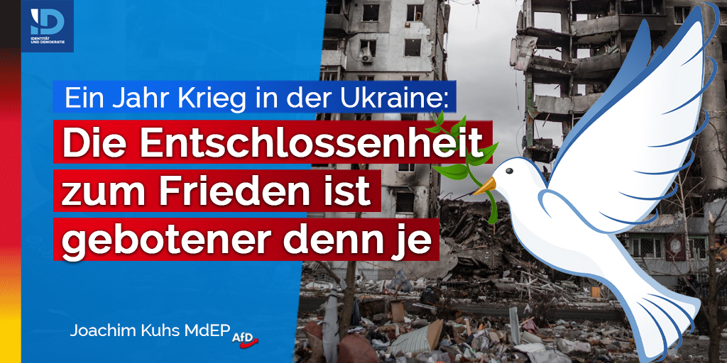 20230223 ein jahr krieg in der ukraine twitter – Joachim Kuhs, AfD / Alternative für Deutschland