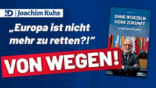 Buchvorstellung: Ohne Wurzeln keine Zukunft. 12 Prinzipien für Europa