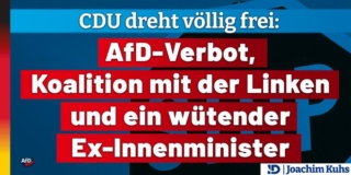 CDU dreht völlig frei: AfD-Verbot, Koalition mit der Linken und ein wütender Ex-Innenminister