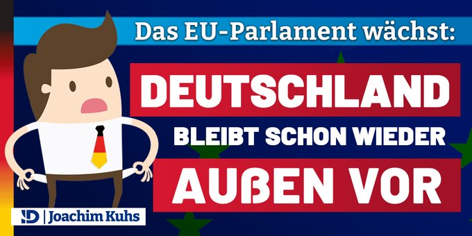 Das EU-Parlament wächst: Deutschland bleibt schon wieder außen vor