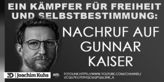 Ein Kämpfer für Freiheit und Selbstbestimmung: Nachruf auf Gunnar Kaiser