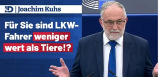 Für Sie sind LKW-Fahrer weniger wert als Tiere!?