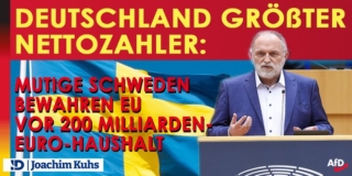 Deutschland größter Nettozahler: Mutige Schweden bewahren EU vor 200 Milliarden-Euro-Haushalt