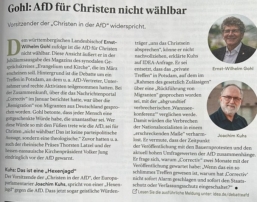 Der orchestrierte Angriff auf die AfD kommt von allen Seiten - auch aus der Kirche. Wehren wir uns dagegen und klären wir über die Fakten auf!