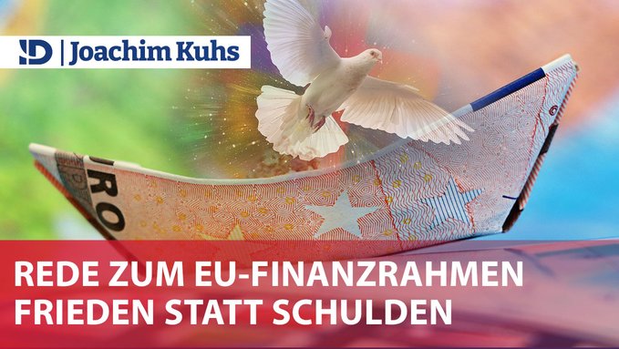 Frieden statt Schulden: Rede zur Revision des mehrjährigen Finanzrahmens der EU