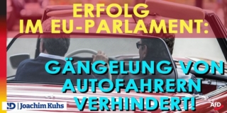Erfolg im EU-Parlament: Gängelung von Autofahrern verhindert!