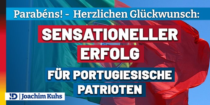 Parabéns! - Herzlichen Glückwunsch: Sensationeller Erfolg für Portugiesische Patrioten