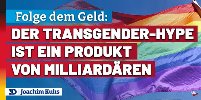 Folge dem Geld: Der "Transgender"-Hype ist ein Produkt von Milliardären