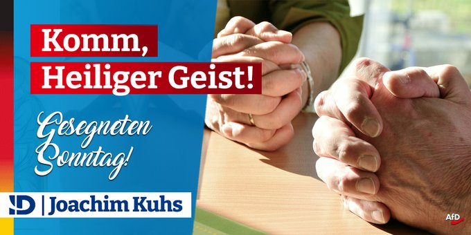 Komm heiliger Geist! Gesegneten Sonntag